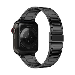 Avizar Bracelet pour Apple Watch 41mm / 40mm / 38 mm Maillons Acier Noir