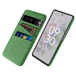 Coque en TPU anti-griffes avec porte-cartes, vert pour votre Google Pixel 7