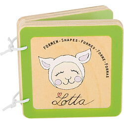 SMALL FOOT Livre en bois pour bébé Lotta