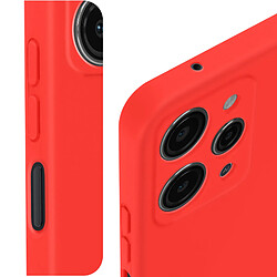 Avizar Coque pour Xiaomi Redmi 12 Semi-rigide Soft-touch Fast Cover Rouge pas cher