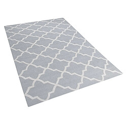 Beliani Tapis gris en laine et coton 200 x 300 cm SILVAN