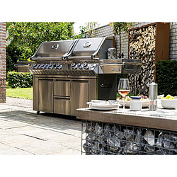 Barbecue à gaz Prestige Pro 825 4 brûleurs + 2 Sizzle Zone + brûleur arrière + fumoir / Napoleon