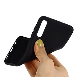 Acheter Coque en silicone liquide noir pour votre Samsung Galaxy A50