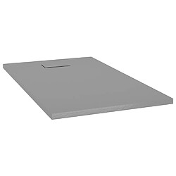 vidaXL Receveur de douche SMC Gris 120x70 cm