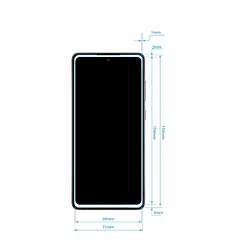 Crong 7D Nano Flexible Glass - Protecteur d'écran hybride à couverture complète 9H Samsung Galaxy A33 5G