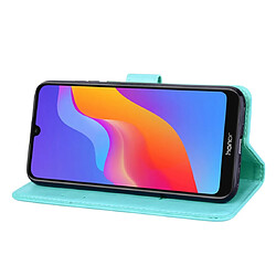 Acheter Wewoo Housse Coque Etui en cuir PU à rabat horizontal relief rose pour Huawei Honor 8A / Y6 2019avec support et fentes cartes et portefeuille vert