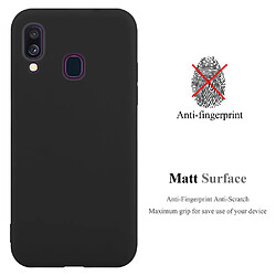 Cadorabo Coque Samsung Galaxy A40 Etui en Noir