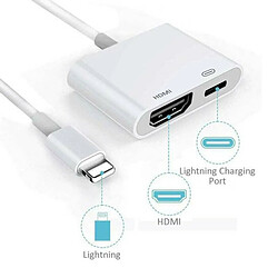 Universal Câble d'adaptateur IDMB Lightning à HDMI TV numérique iPad 5678 Plus X