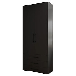 Abiks Meble Armoire Inova 3 236,7/100/47 (nero/nero)