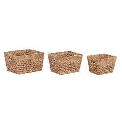 Set de basket DKD Home Decor Fibre (40 x 35 x 23 cm)