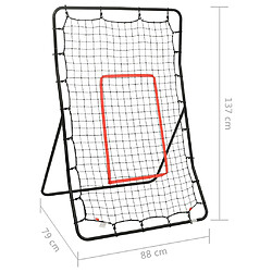 vidaXL Rebondisseur de softball 88x79x137 cm Acier pas cher