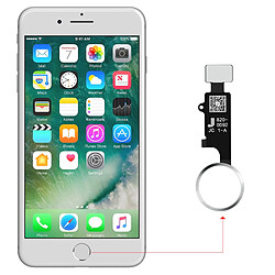 Acheter Avizar Clappio Bouton Home 3D pour iPhone SE 2020, 8 Plus, 8, 7 Plus et 7 Argent