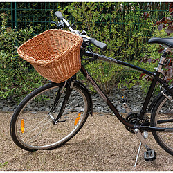 Aubry Gaspard Panier vélo en osier buff.