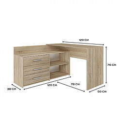 Avis Vivaldi Bureau Dann Chene Sonoma 120 cm