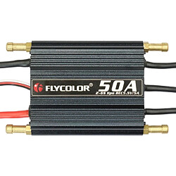 Wewoo Contrôleur de vitesse électronique étanche Flycol Flymoster série 50A 2-6S pour bateaux RC