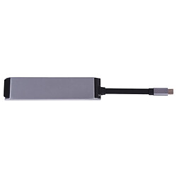 Acheter Wewoo Adaptateur V157A 7 en 1 USB-C / Type-C vers PD + USB 3.0 x 3 + SD + TF + Ports HDMI Station d'accueil et lecteur de cartes HUB