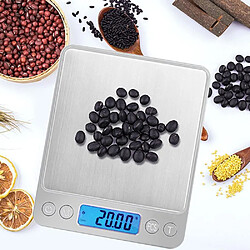 Avis Universal 3000g/0.1g LCD portable mini balance numérique électronique sac boîte accessoires de cuisine postale balance de poids(Gris)