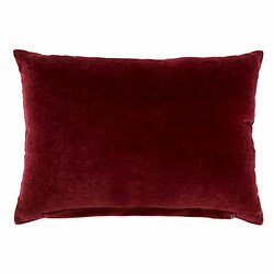 Paris Prix Coussin Rectangulaire Miroir Coton 40x60cm Rouge