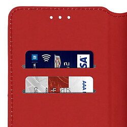 Avizar Housse Samsung Galaxy S10 Étui Folio Porte-carte Fonction Stand - Rouge pas cher