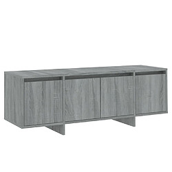 vidaXL Meuble TV Sonoma gris 120x30x40,5 cm Bois d'ingénierie