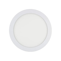 Ledkia Dalle LED 20W Ronde Extra-Plate Coupe Ø 225 mm Blanc froid 5000K pas cher