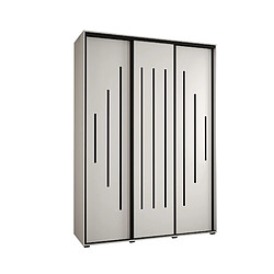 Abiks Meble Armoire Davos 12 À Portes Coulissantes 235,2/170/45 3 Portes