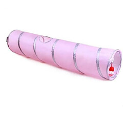 Universal 2 voies Cat Tunnel Pet Game Tube - Tunnel pliable petit animal/chat/chaton/chien/lapin (rose)