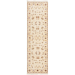 Vidal Tapis de couloir en laine 287x79 beige Darya