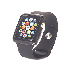 COQUEDISCOUNT Bumper silicone noir pour Apple Watch 38mm