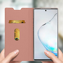 Acheter Avizar Housse Samsung Galaxy Note 10 Porte-carte Support Vidéo rose gold