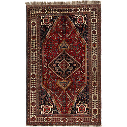 Vidal Tapis de laine 260x156 rouge Ghashghai