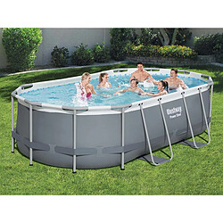 Piscine tubulaire Power Steel ovale 4,27 x 2,50 x 1,00 m - Bestway