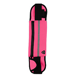 Avizar Sac Banane Sport Ceinture Réglable Fermeture Boucle Bande Réfléchissante Fuschia