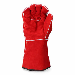 Avis Gants de travail EDM Soudeurs Rouge Kevlar Coton Daim - 10