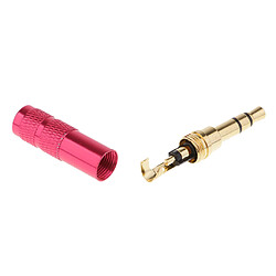 Acheter 3,5 mm 1/8 trs mâle 3 pôles connecteur a / v de soudure rouge