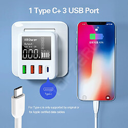 Universal 30/40W Charge rapide. 0 Chargeur USB Adaptateur de téléphone mobile de voyage mural Chargeur rapide Chargeur USB pour Xiaomi Huawei Samsung | Chargeur de téléphone mobile