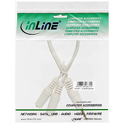 Avis InLine Câble jack Y 3,5mm jack mâle à 2x3,5mm jack Bu, Stéréo, blanc/doré