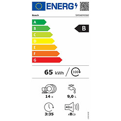 Avis Lave-vaisselle BOSCH SMS4EMI06E 60 cm