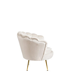 Avis Vivaldi Fauteuil ANGEL Creme Velours