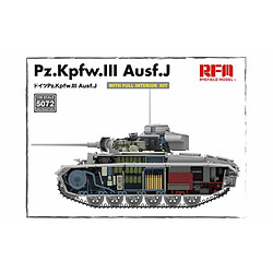 Avis Rye Field Model Maquette Char Pz.kpfw.iii Ausf.j (full Interior)