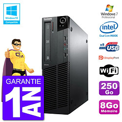 PC Lenovo ThinkCentre M82 SFF G640 RAM 8Go Disque Dur 250Go Graveur DVD Wifi W7 - Occasion