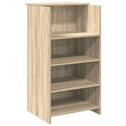 vidaXL Bureau réception chêne sonoma 55x50x103,5 cm bois d'ingénierie