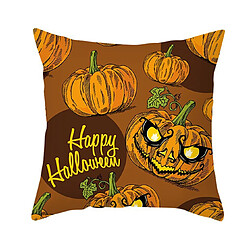 Acheter P112 4PCS 45 * 45cm Halloween Pumpkin motif Taie d'oreiller Maison de vacances Accueil Taie d'oreiller Sofa Coussin Coussin