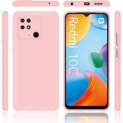 Coque Pour Xiaomi Redmi 10C Silicone Rose Little Boutik®