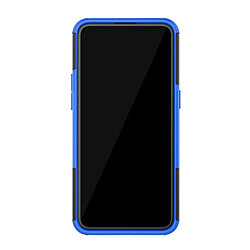 Avis Wewoo Coque Pour OPPO Realme C2 Texture de pneu TPU antichoc + PC Housse de protection avec support bleu