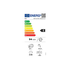 Lave-vaisselle 60cm 13 couverts 46db - BDF13V70S - BEKO