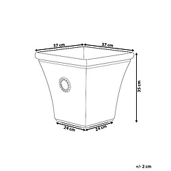 Avis Beliani Cache-pot ELATEIA Pierre Blanc