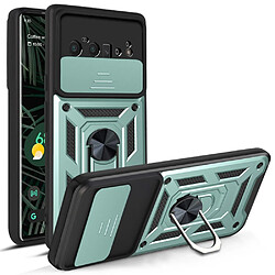 Coque en TPU anti-griffes avec béquille, vert pour Google Pixel 6 Pro