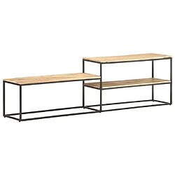 Maison Chic Meuble TV scandinave - Banc TV pour salon 180x30x50 cm Bois de manguier brut -MN66825