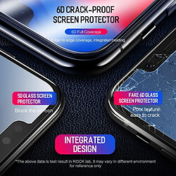 Avis Wewoo 0.26mm 9H 6D Surface incurvée Film de verre trempé plein écran anti-Blue HD pour iPhone XR